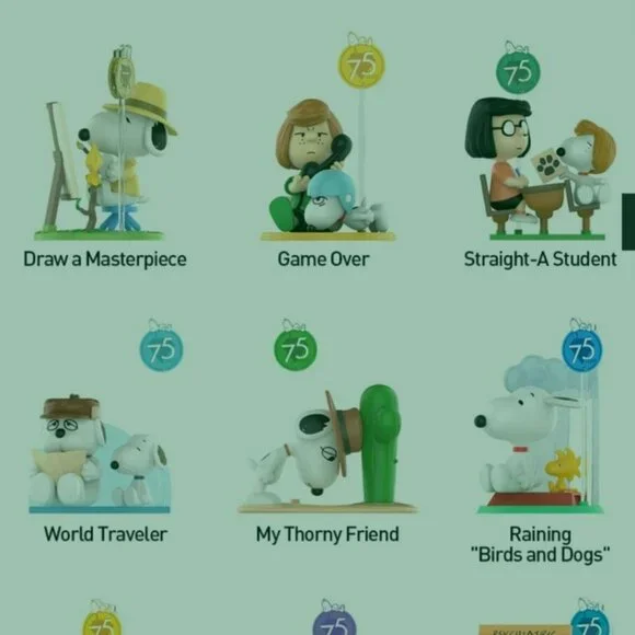 PEANUTS  75th Anniversary Snoopy Comic Life - POKER GAME  Authentic NEW POPMART - Picture 10 of 13